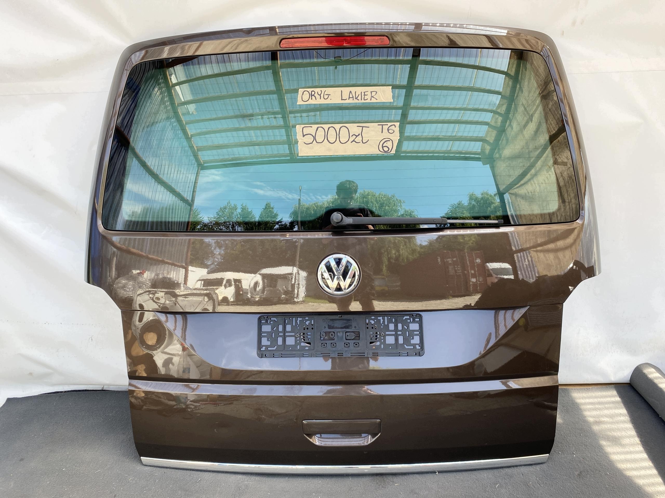 VW TRANSPORTER MULTIVAN T6 16- boot doors rear part BRAZOWY METALIK ORYG. LAKIER