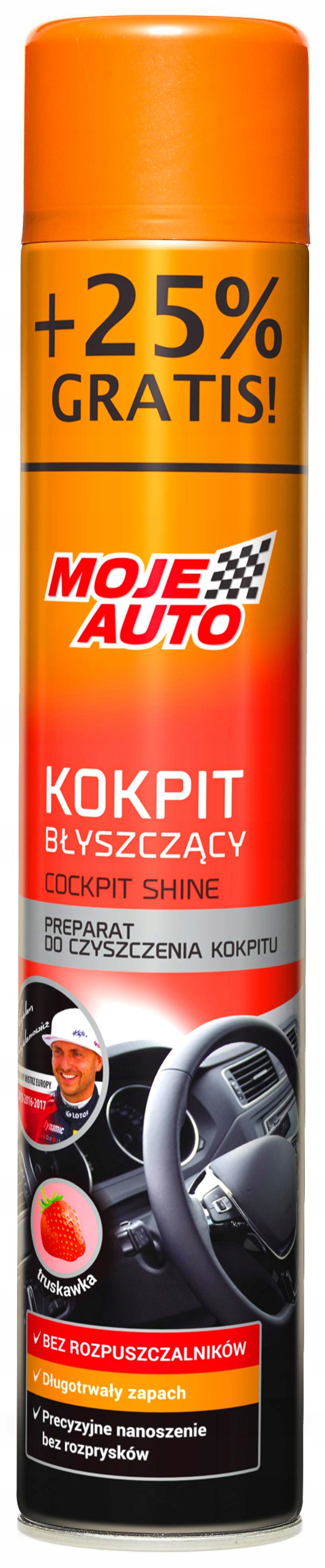 

Moje Auto Kokpit Nabłyszczający Truskawka 750 ml