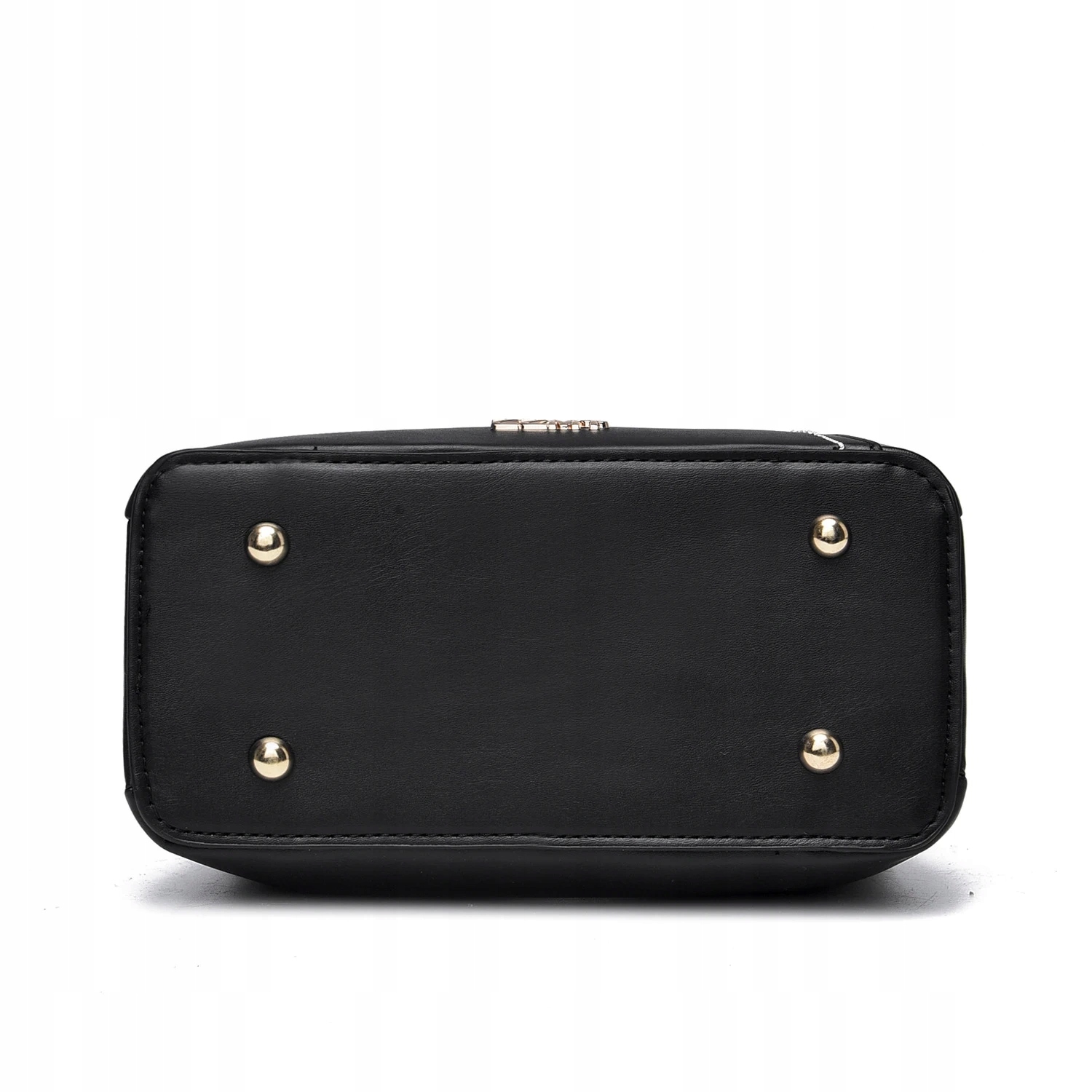 piękna Torebka kuferek brelok SERCE złoty GRANATOWA Płeć kobieta