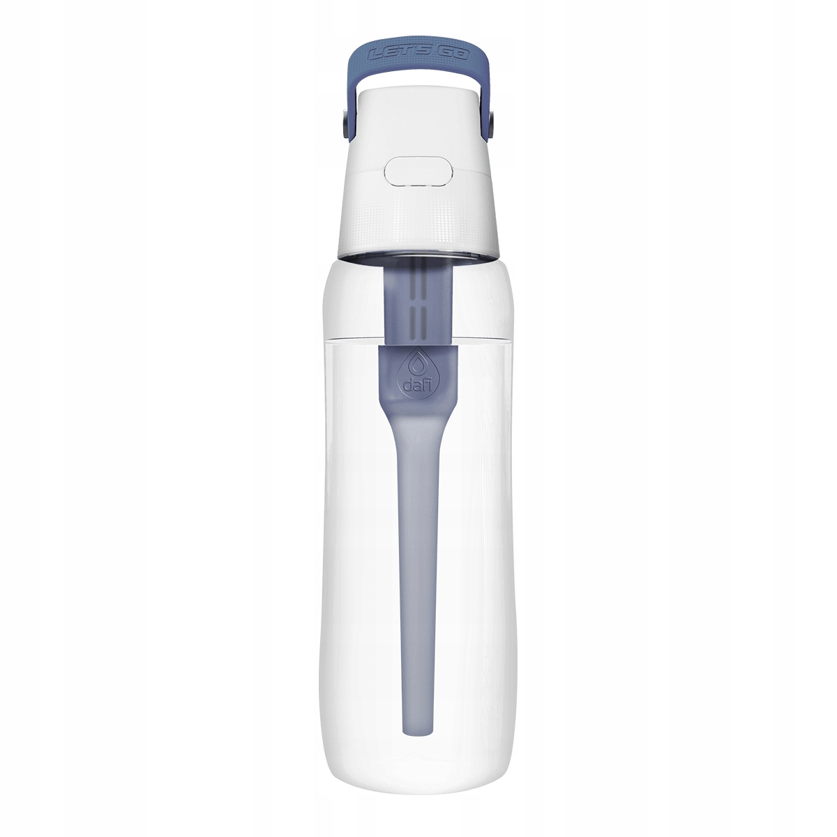 Butelka Dafi SOLID jeansowa SZARA + 4x filtry Model Solid