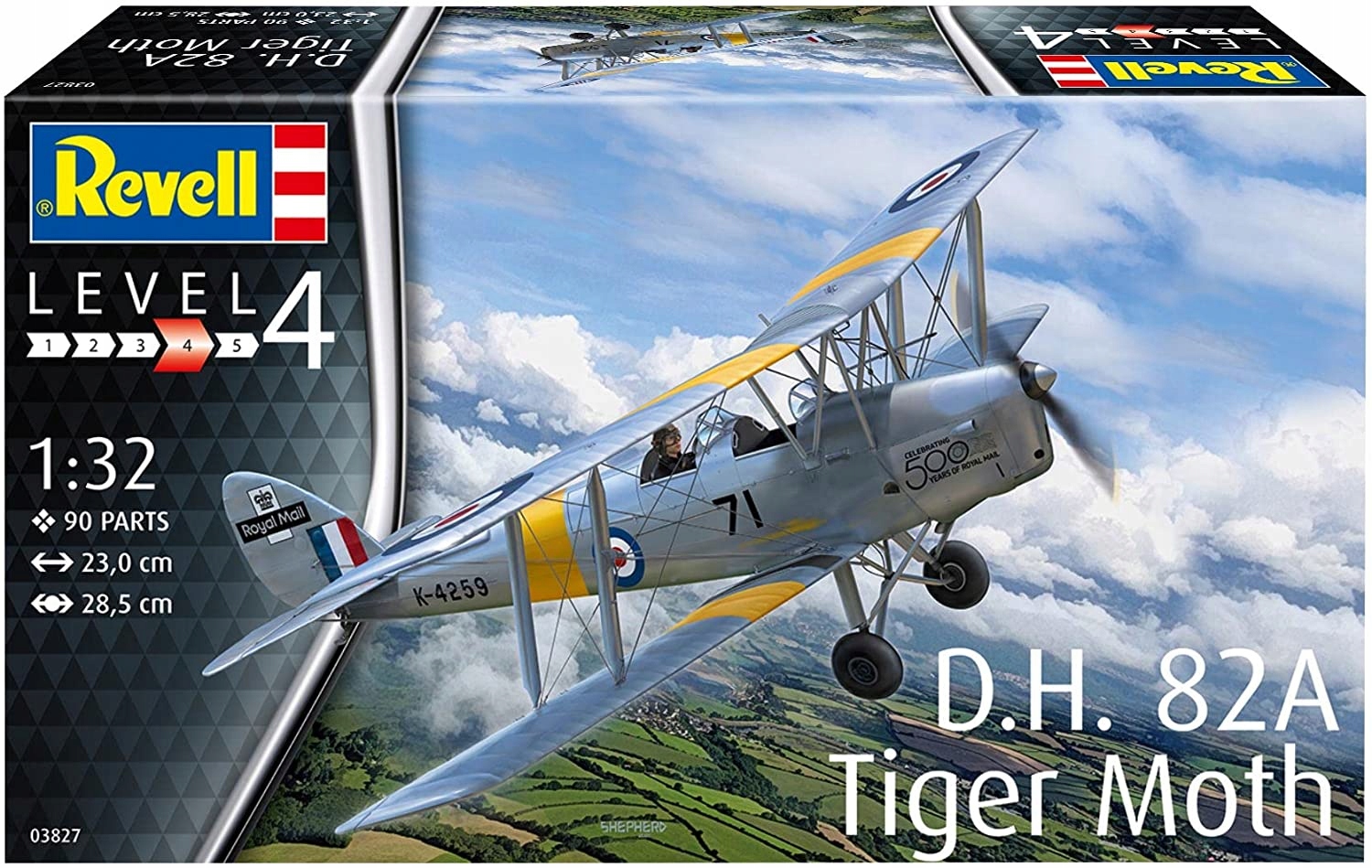 Revell Modelářská sada D.h. 82A Tiger Moth