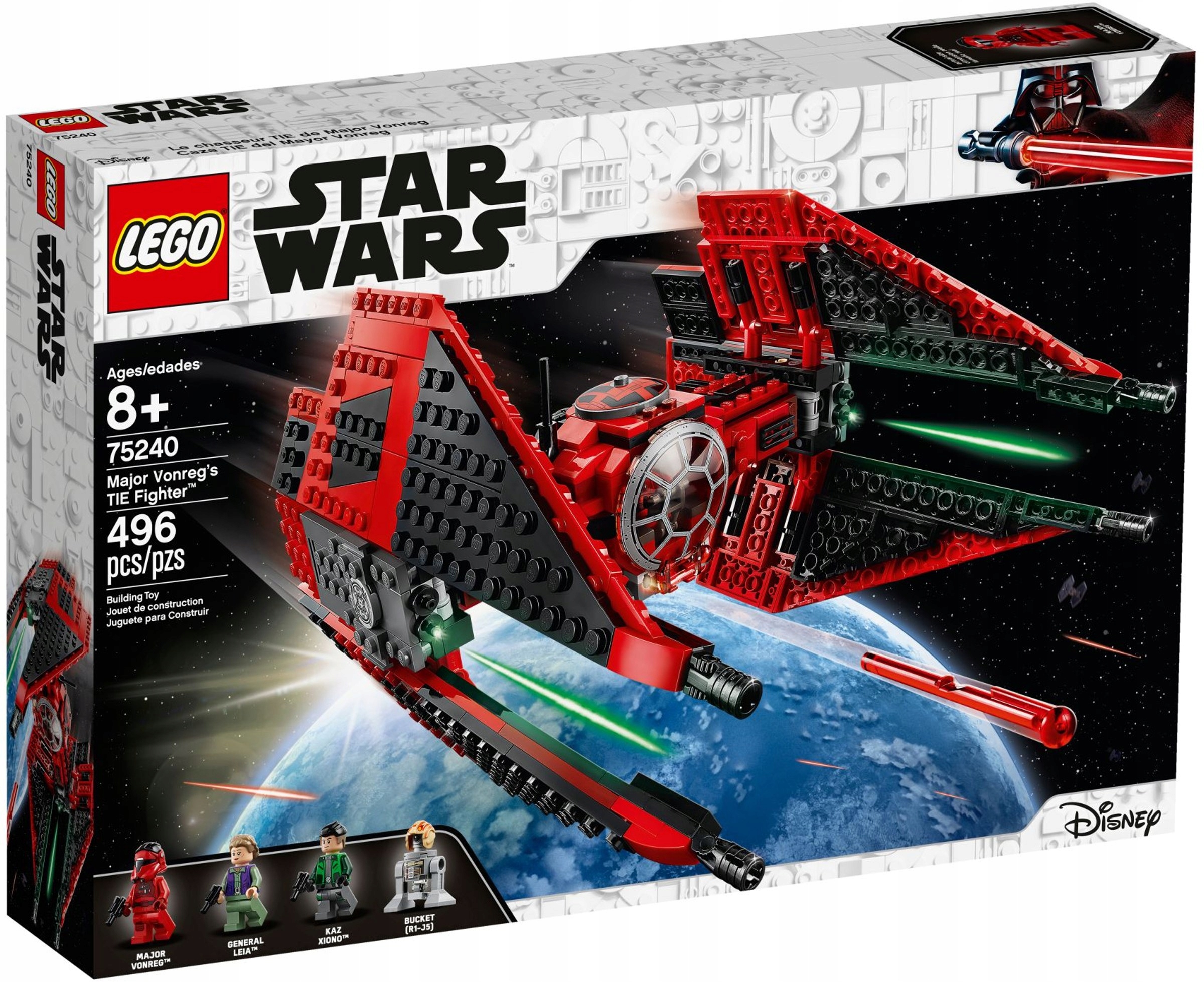 Lego Star Wars 75240 Star Wars Stíhačka Tie Majora Vonrega Unikát Nový