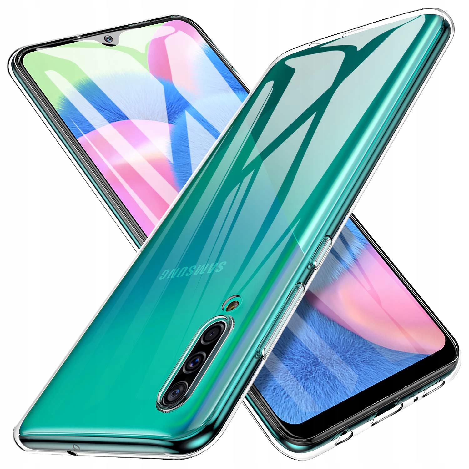 

Etui do Samsung A50 Pokrowiec Slim Case Tpu+ Szkło