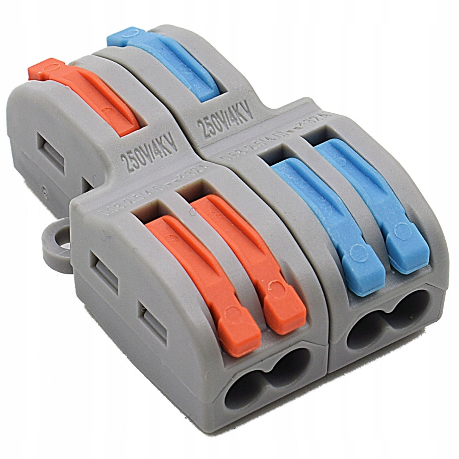 

Szybkozłączka Kabli Przewodów 2x4 0,08-4mm2 1szt