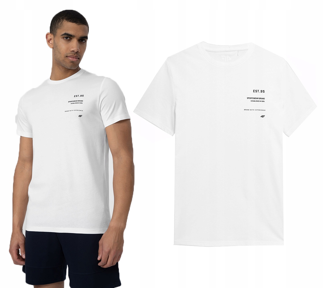 

Koszulka Męska 4F Bawełniana T-shirt Sportowy