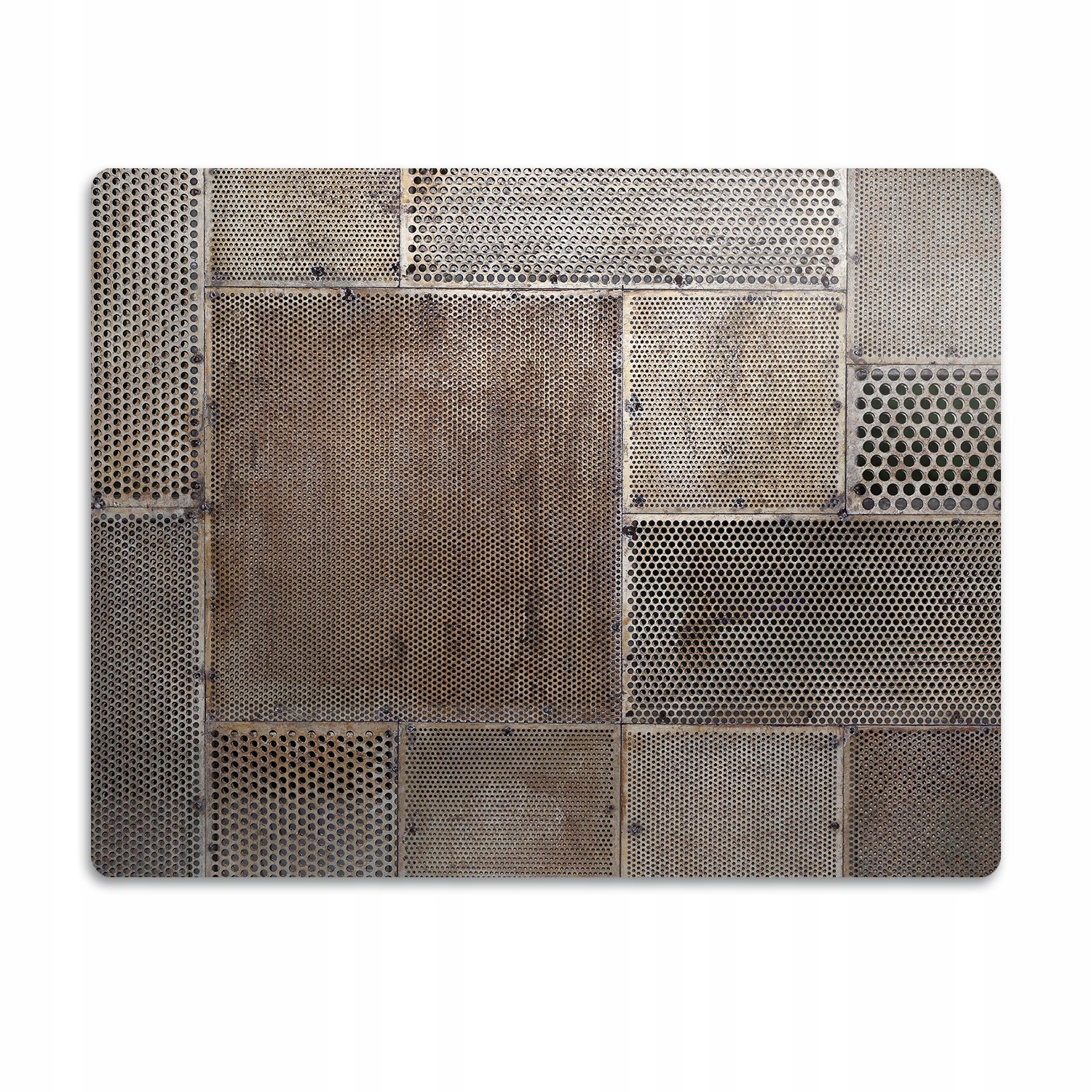 Levně Podložka pod misku pro kočky psa Kovová podlaha 90x60