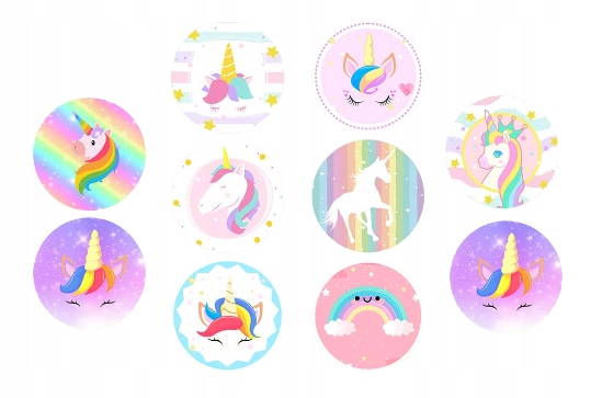 

D13 Naklejki Dla Dzieci Kucyk 50szt