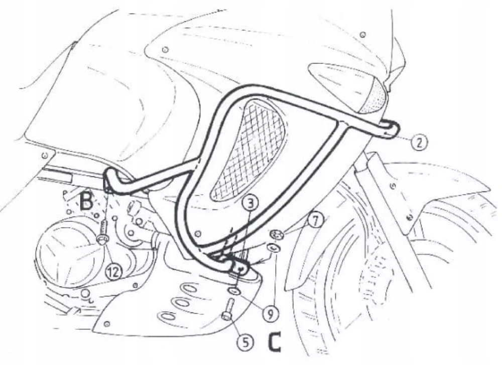 Honda XL 1000 V Varadero (1999-2002) Gmol motora