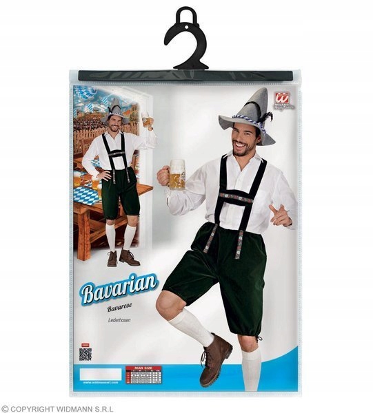 STRÓJ BAWARCZYKA BAWARSKI OKTOBERFEST XL Rozmiar XL