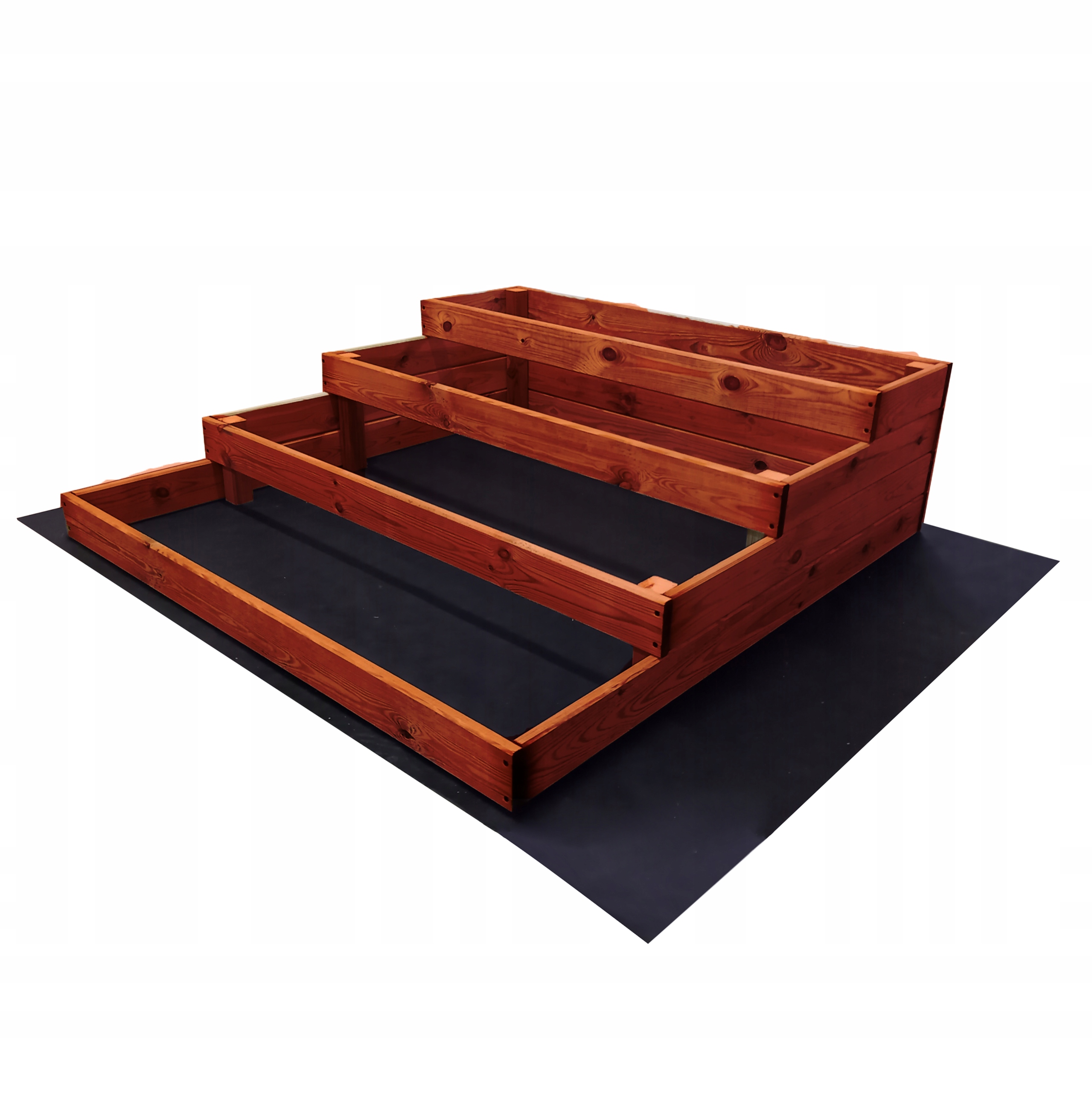 Patrová skříň 120x120x40 Dvojitě Impregnovaná pařeniště, bylinkový záhon