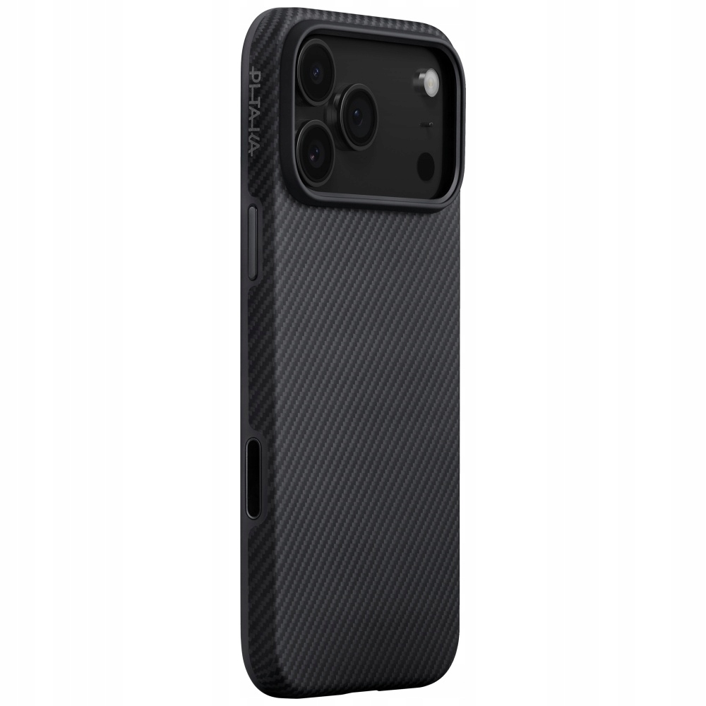 Puzdro Pitaka Aramid UltraGuard MagSafe pre iPhone 17 Pro, čierno-šedé