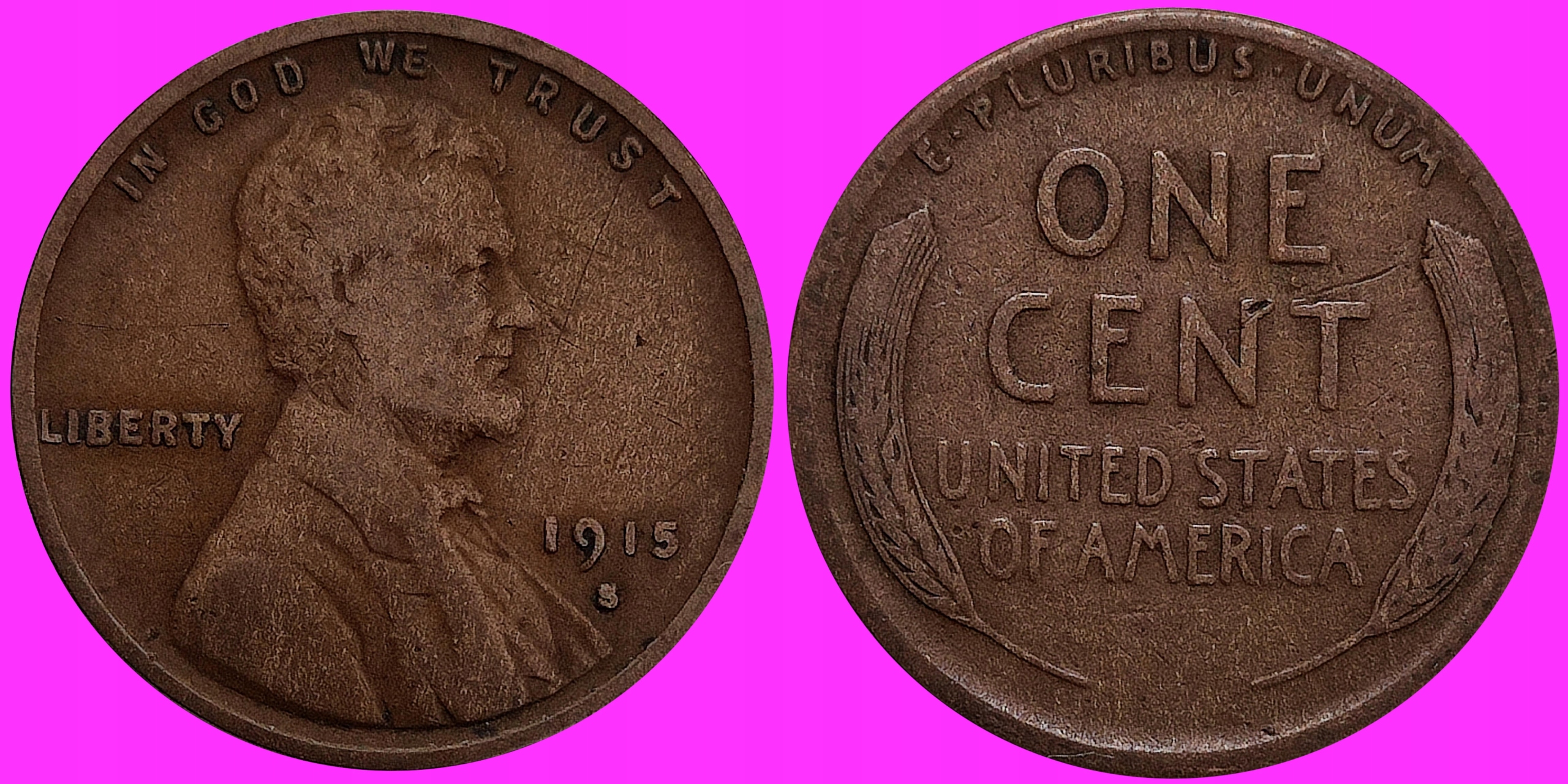 USA 1 Cent 1915 „S” - San Francisco /U 268
