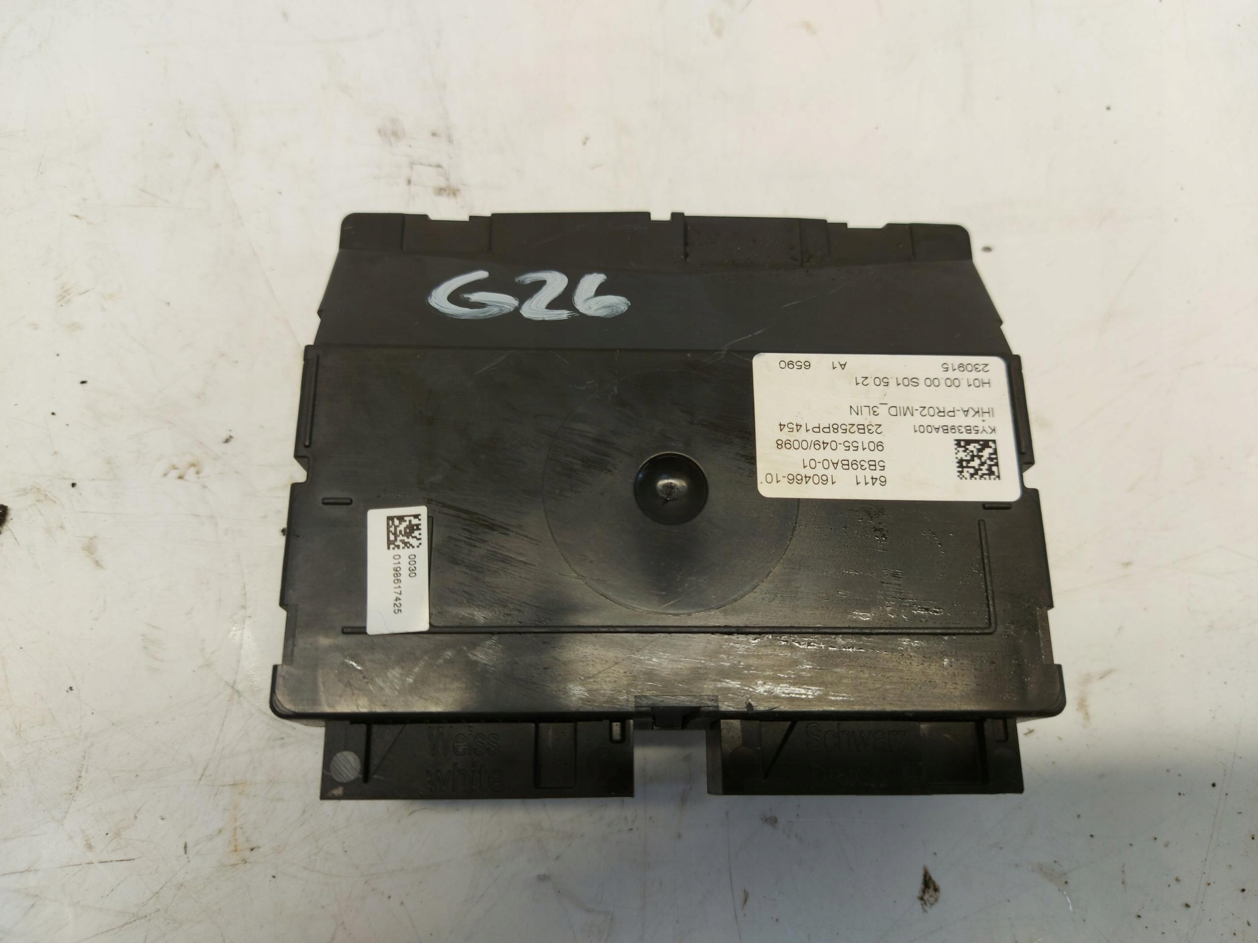 BMW i4 G26 4 GranCoupe, 2023 module control unit computer of the air conditioning 5b39ba0