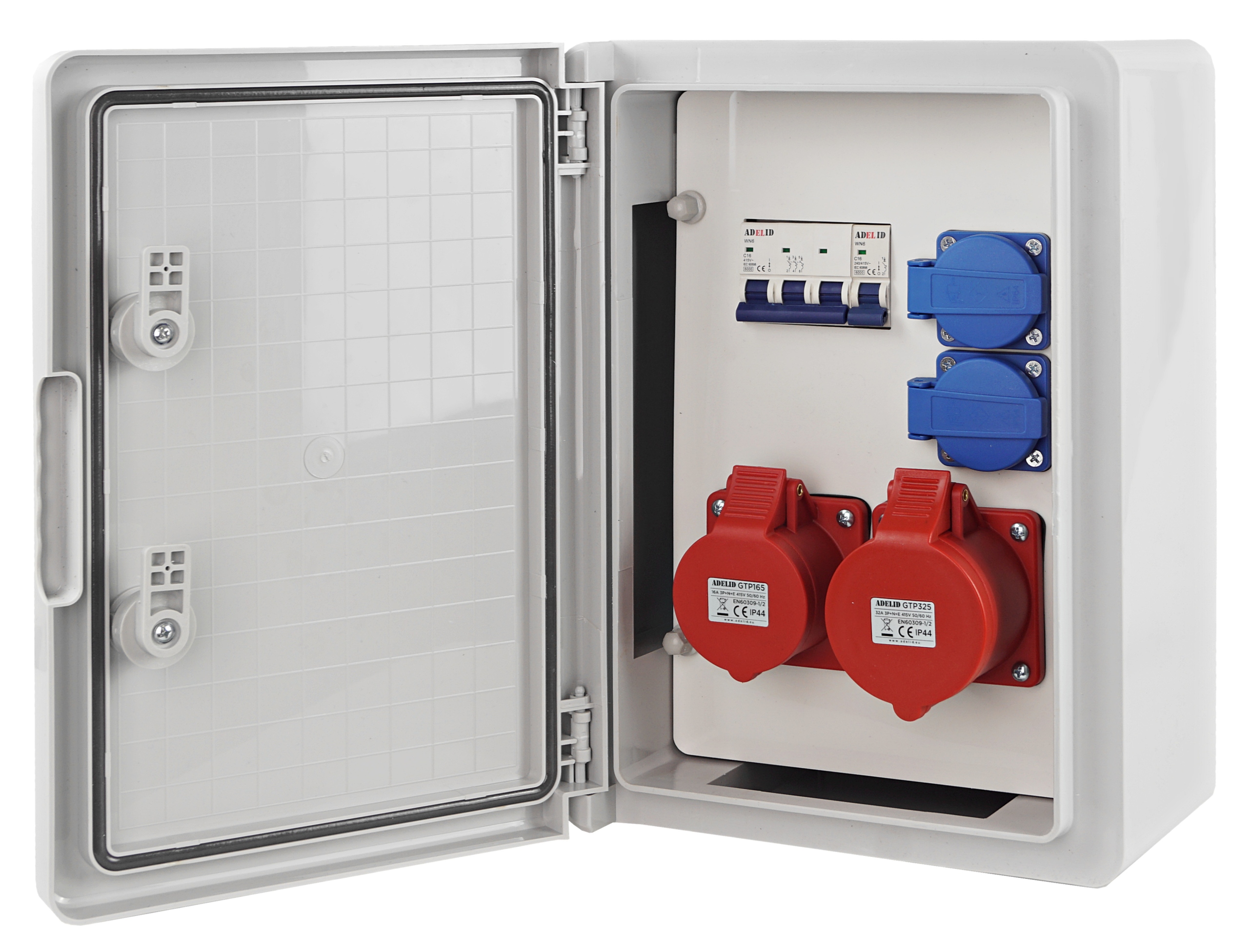 ROZDZIELNICA ELEKTRYCZNA SKRZYNKA BUDOWLANA ROZDZIELNIA ZABEZPIECZONA