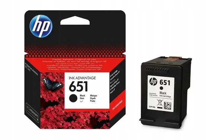 Originální inkoust Black Hp 651 (C2P10AE)