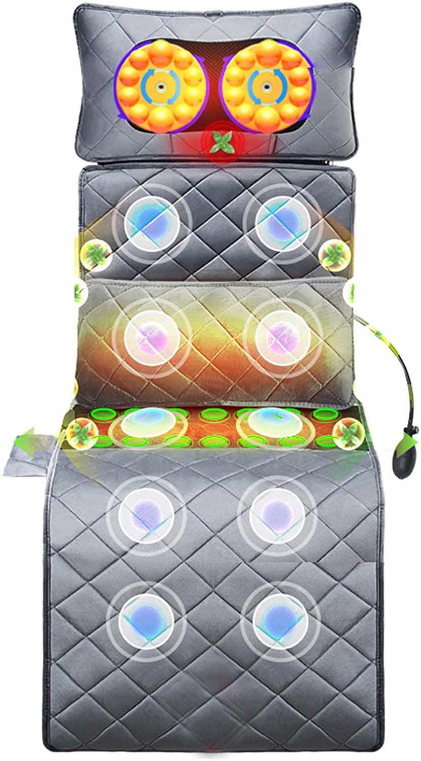 Mata Masująca do Masażu Masażer na Fotel Materac Masujący do Pleców Ciała