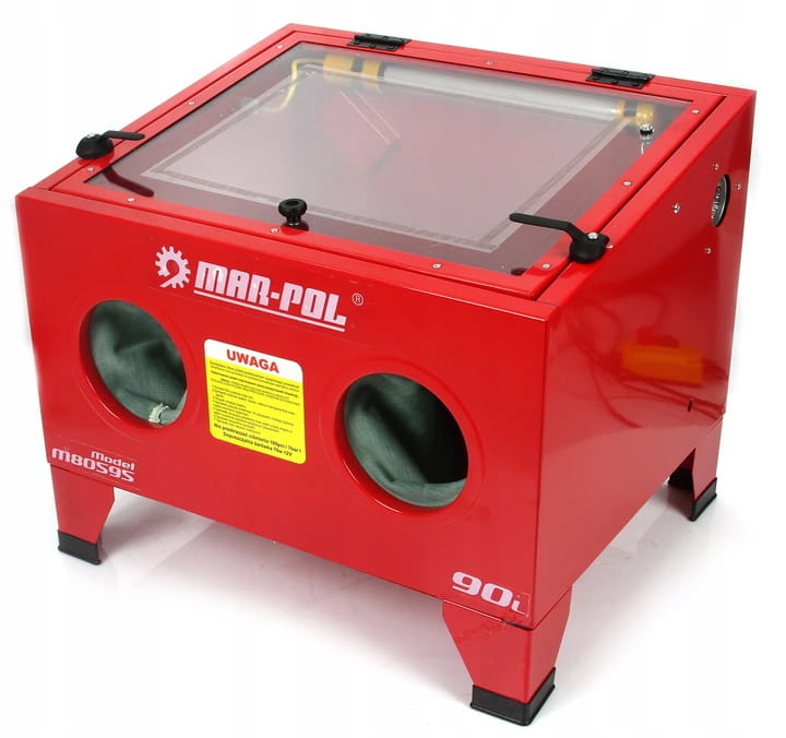 PIASKARKA KABINOWA 90L STACJONARNA DO PIASKOWANIA WARSZTAT ZESTAW PISTOLET Kod producenta YT-55840