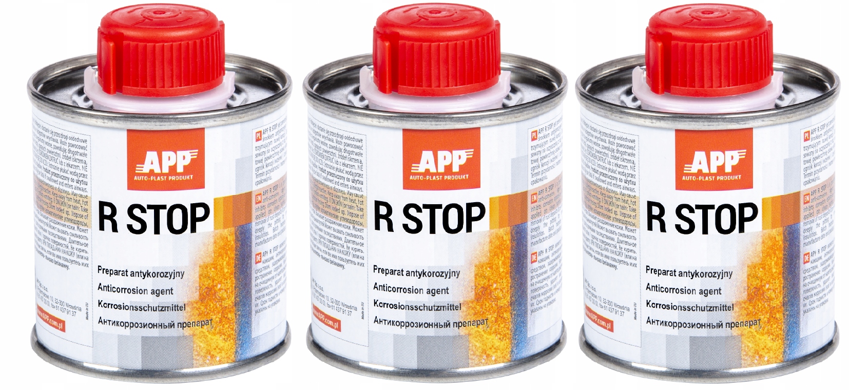 

App R-stop Preparat antykorozyjny 3 X 100 ml Rdza