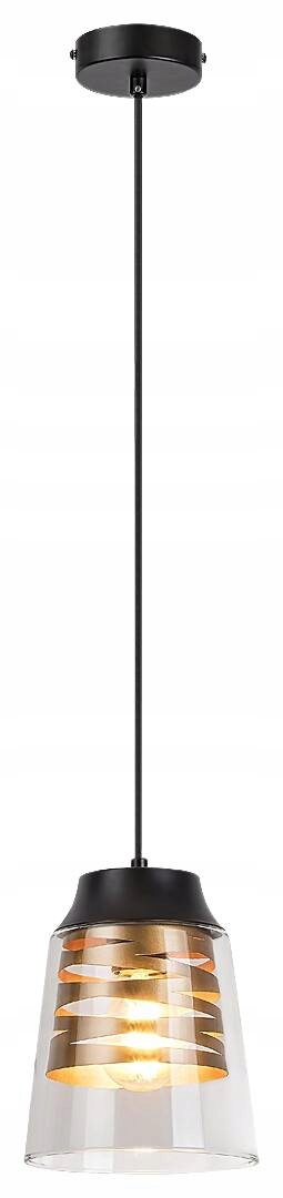 Závěsné svítidlo s objímkou E27 1x60W, matná černá barva, 3543 Zenaida Rabalux