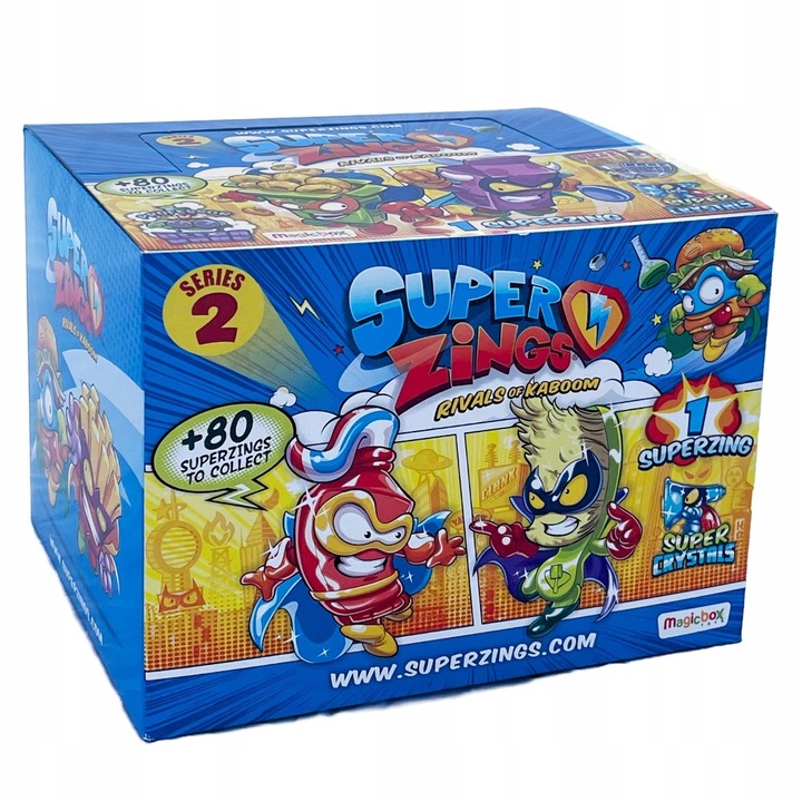 SUPER ZINGS SERIA 2 SASZETKA Z FIGURKĄ BOX 50 SZT (8431618007112