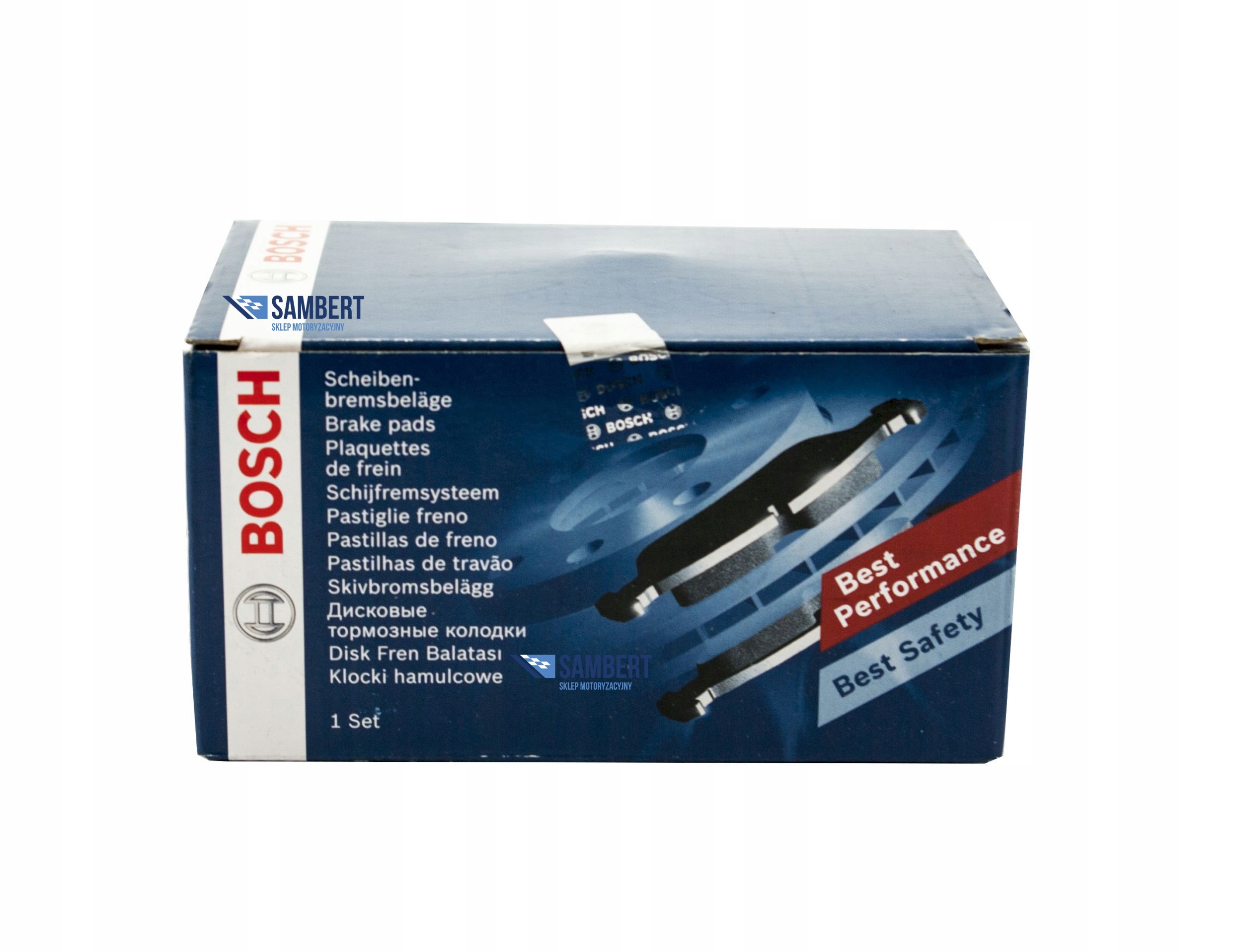 0 986 - Колодки задние Bosch VW GOLF VII 7 272 мм