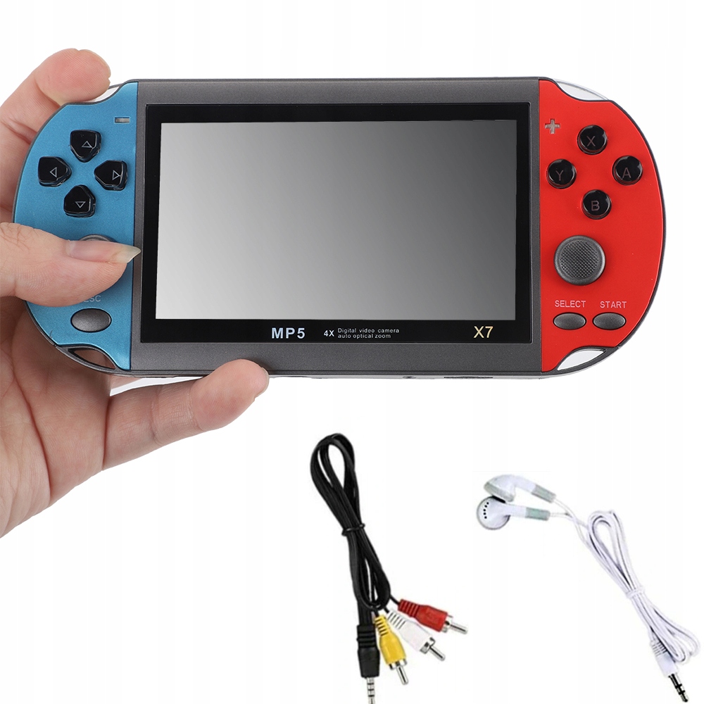 konsola przenośna gra x7 premium duży ekran game gra wideo duży 4.3"