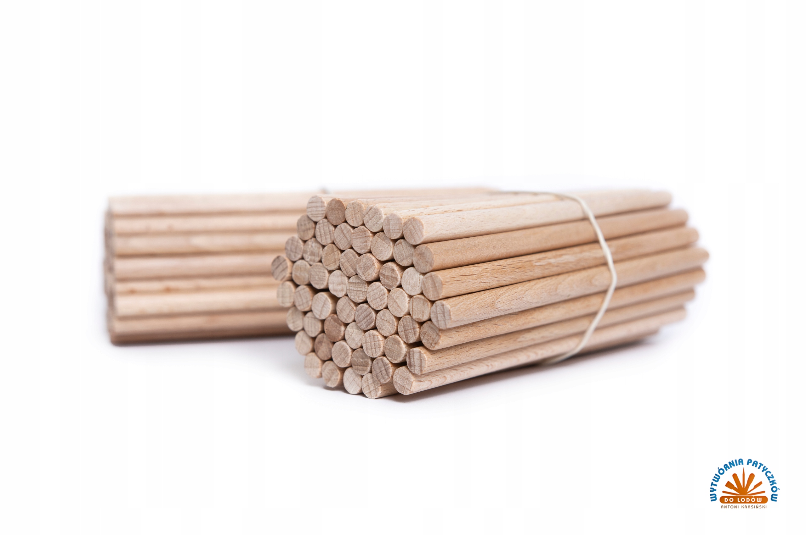 Patyczki drewniane OKRĄGŁE EKO 100 sztuk długie 30 Kod producenta 5904905807021