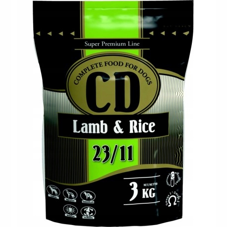 Levně Suché krmivo pro psy CDLamb&Rice Jehněčí 3 kg