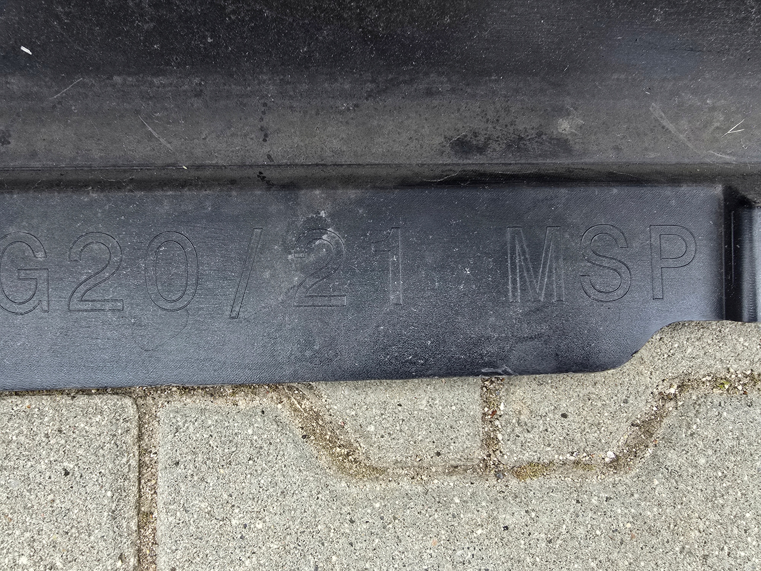 молдинг порога правая BMW 3 G20 G21 м пакет 8069382