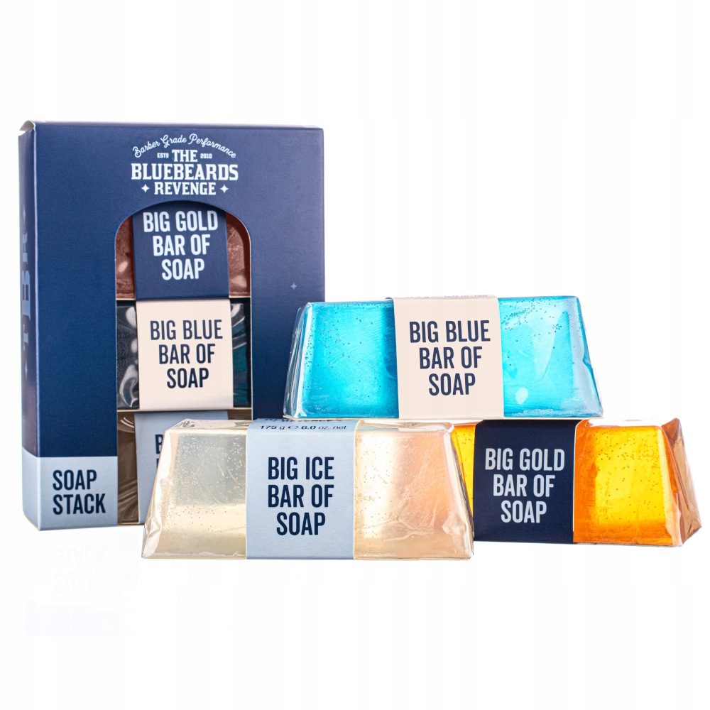Pánská mýdla The Bluebeards Revenge Soap Stack 3x175 g