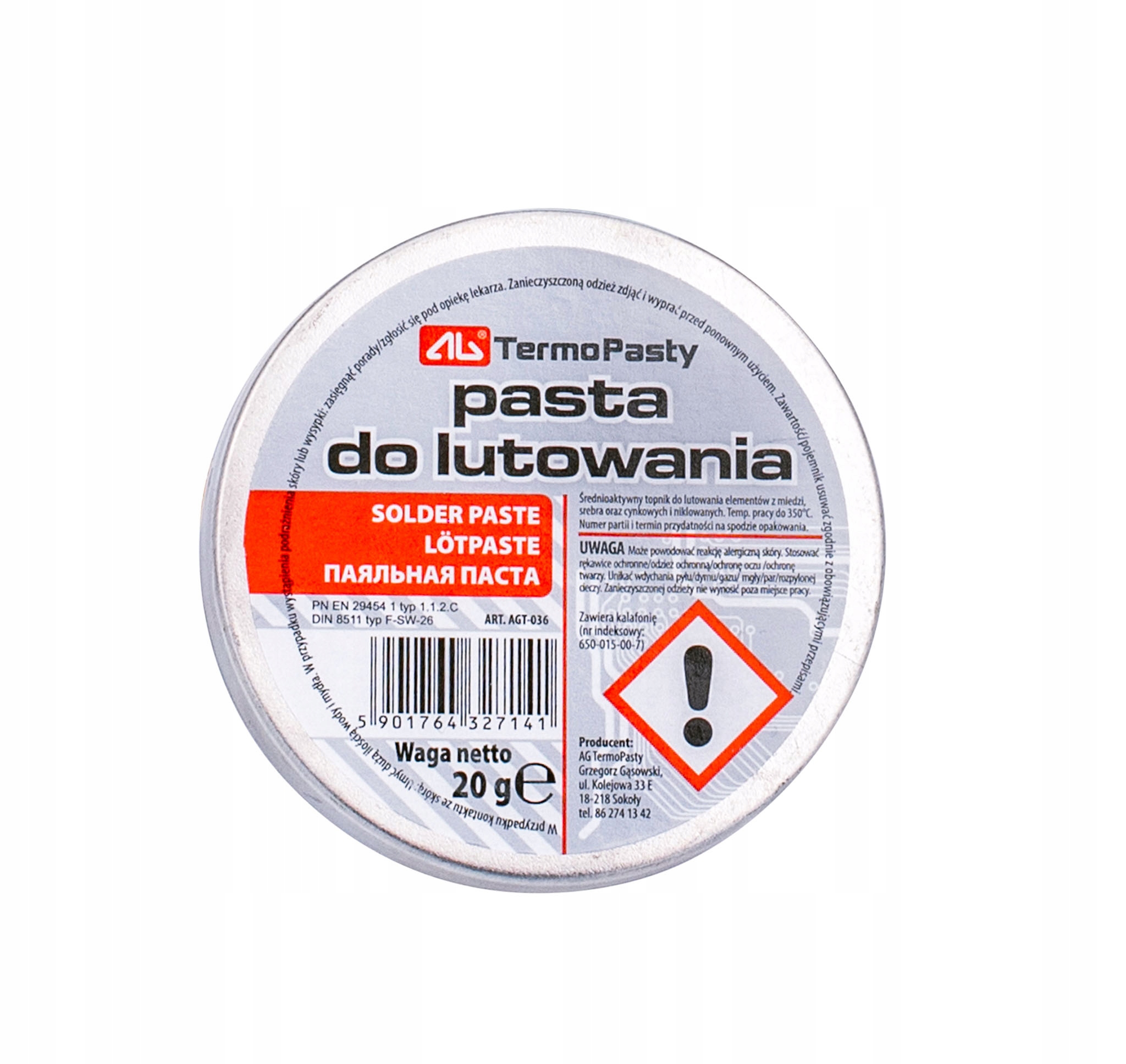 

Pasta lutownicza 20g