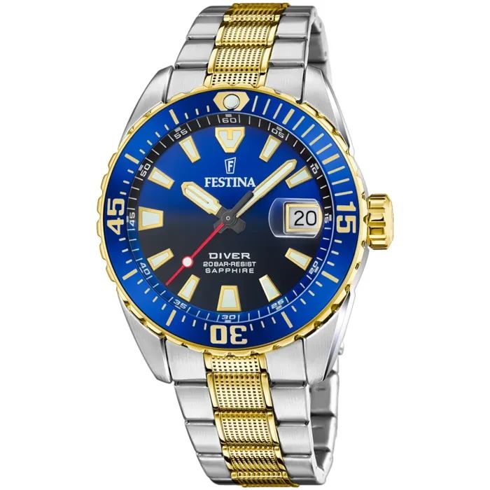 Hodinky Festina The Originals Diver F20706/1 41.00mm 20ATM