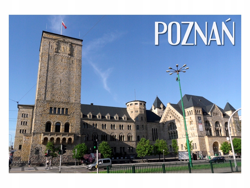 

Poznań Zamek Cesarski Magnes na lodówkę