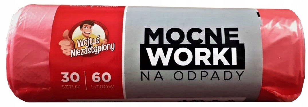 

Worki na śmieci 60 L Hdpe Czerwone 30 szt.