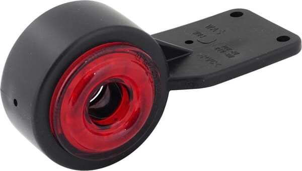 514BC - Светодиодный круглый габаритный фонарь 12 / 24V оранжевый / июнь