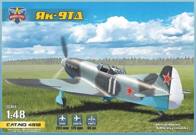 Jak-9TD Jakovlev Jak-9TD ModelSvit 4812 v měřítku 1/48