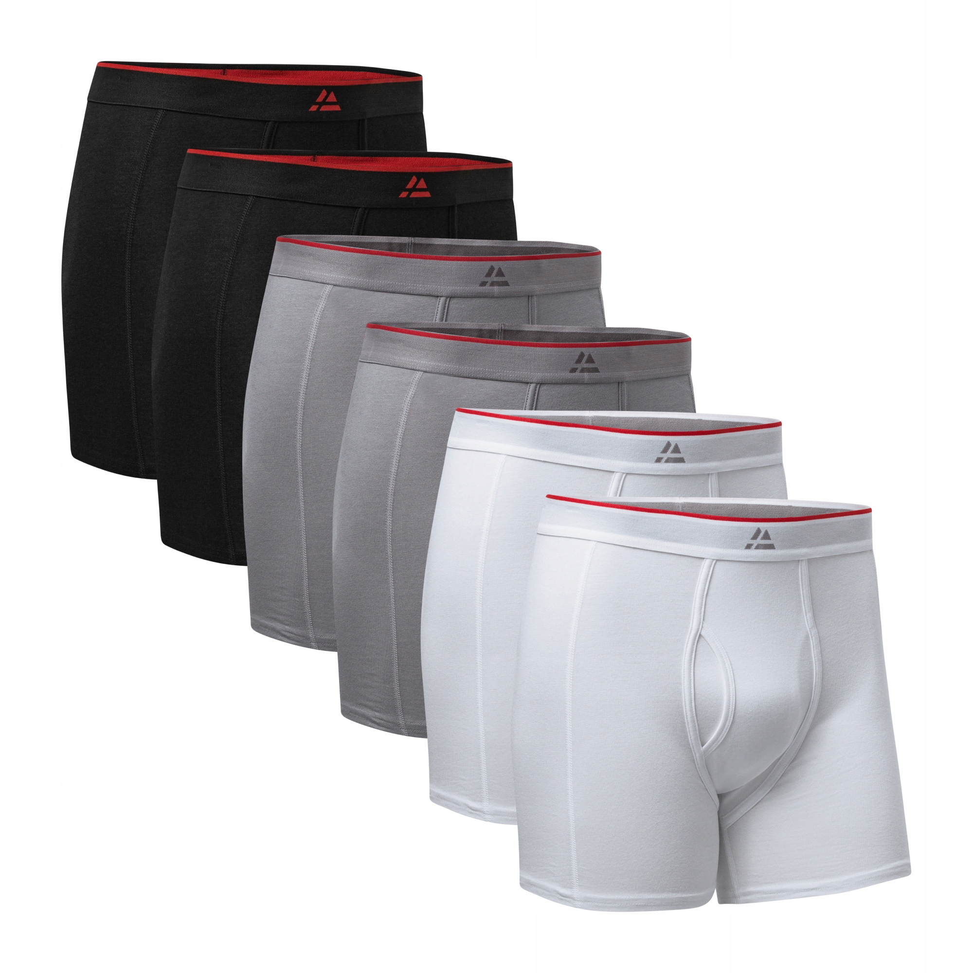 Bambusové boxerky s rozparkem Danish Endurance Pánské spodní prádlo 6-balení 3XL