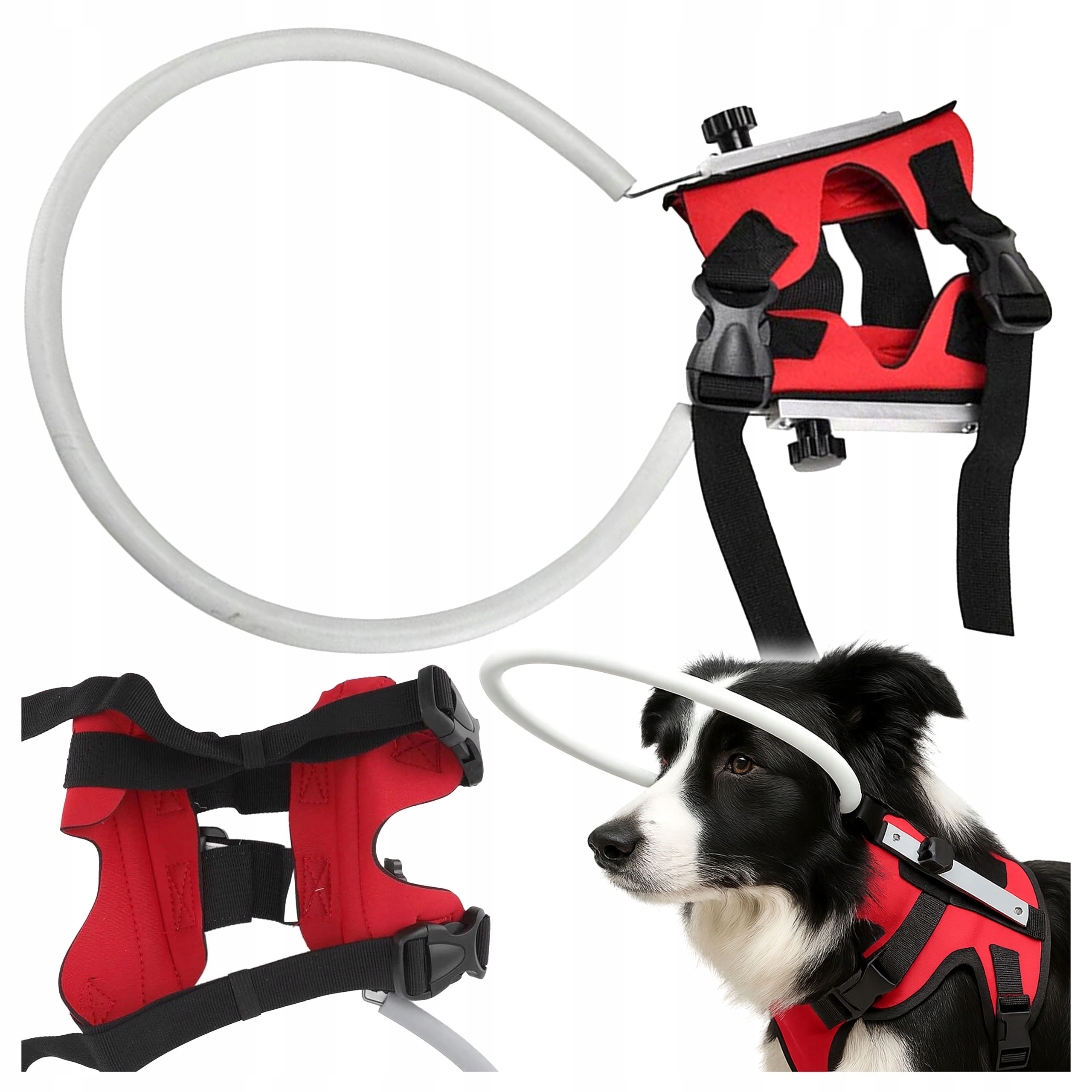 Levně Antikolizní Kroužek pro nevidomého psa Rehabilitační postroj Fazoo S