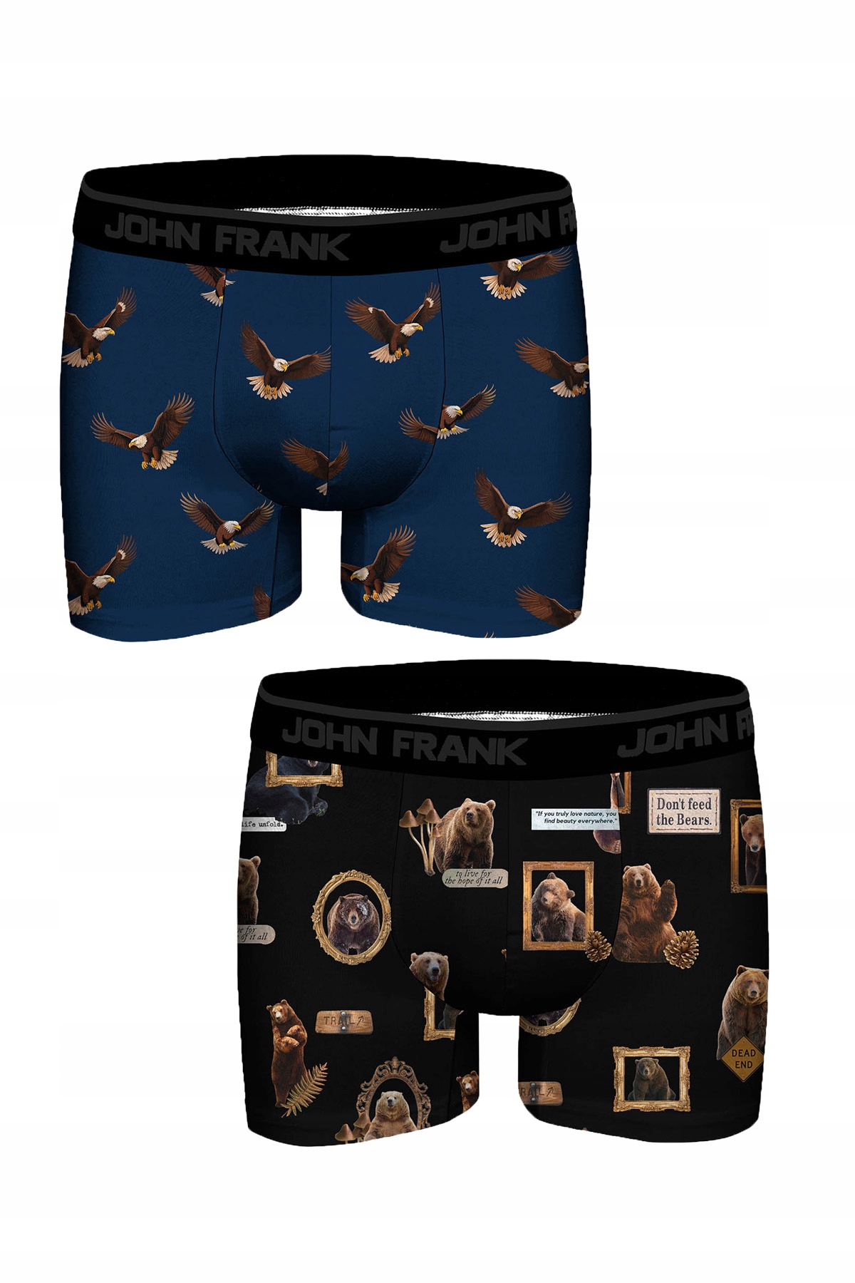 John Frank Pánské Boxerky JF2BFUN109 M 2P