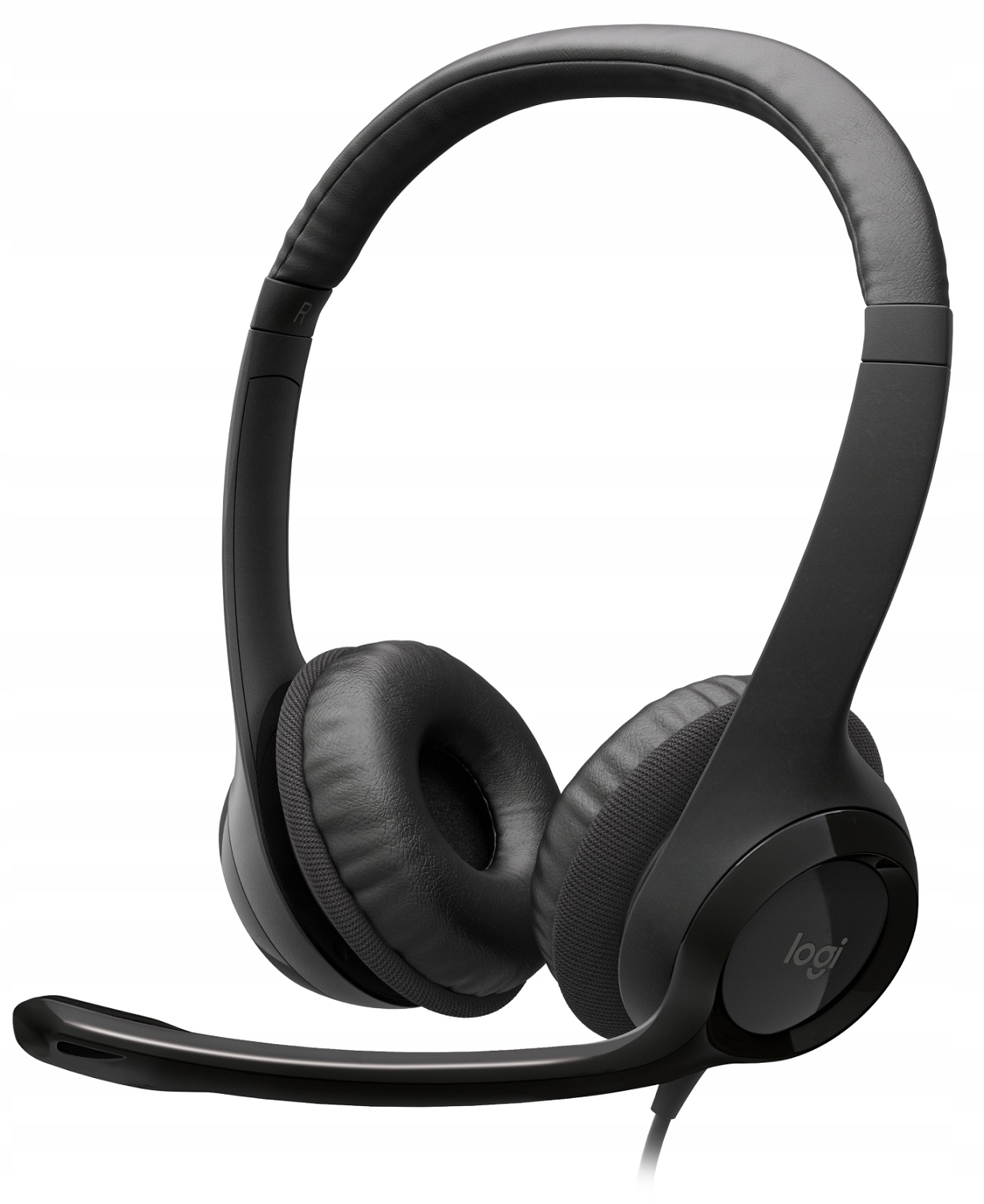 Usb sluchátka Logitech H390 s mikrofonem, černá 981-000406