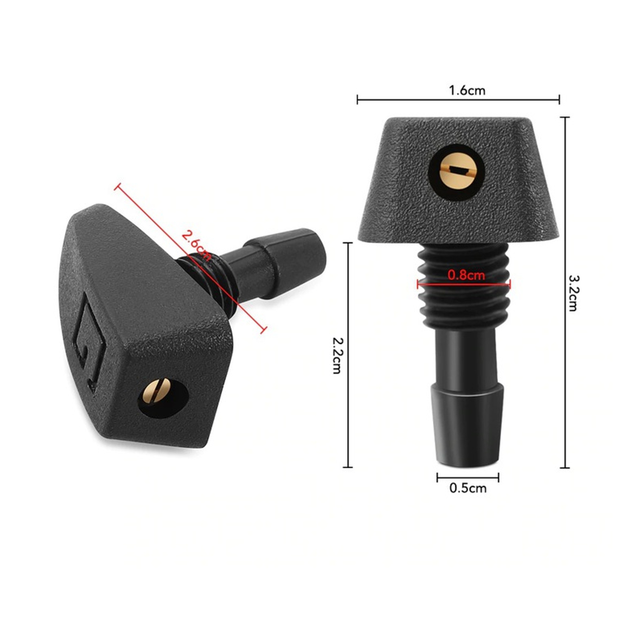 UNIWERSALNE DYSZE SPRYSKIWACZY SZYBY PRZÓD MGŁOWE Producent części GETZ