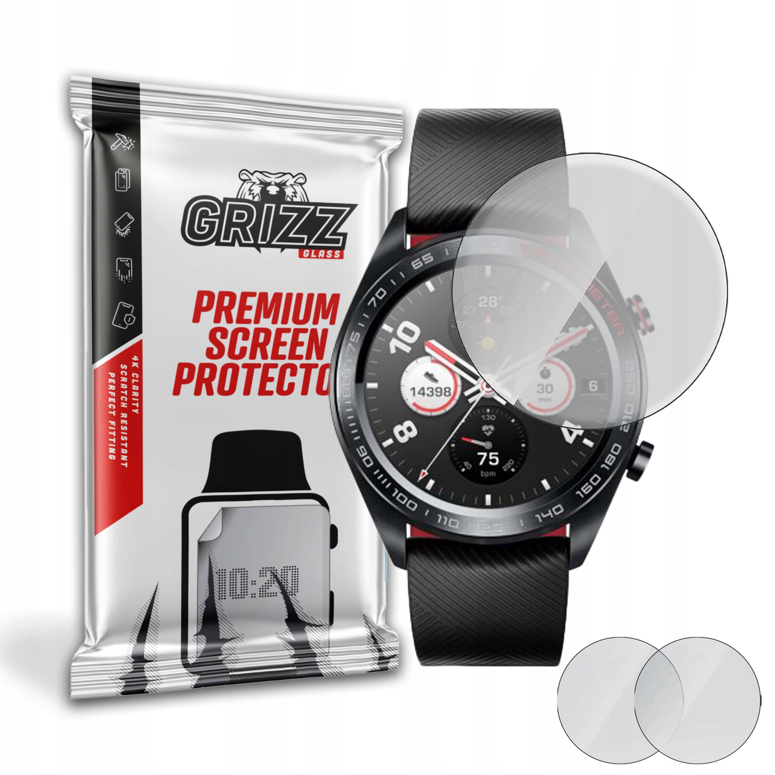 2-PAK Antyodciskowa folia ochronna do Honor Watch Magic