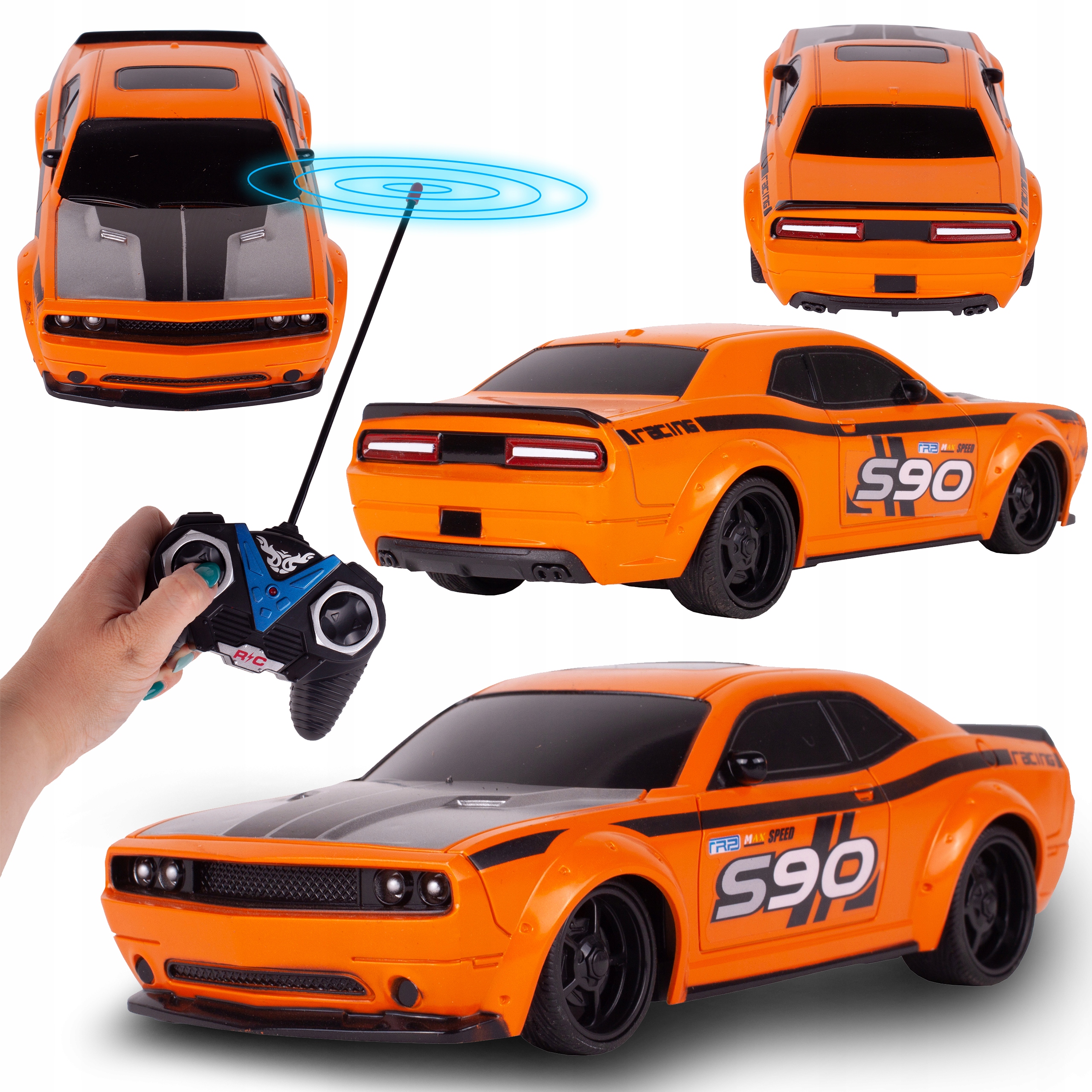 

Auto Wyścigowe Samochód Zdalnie Sterowane Pilot