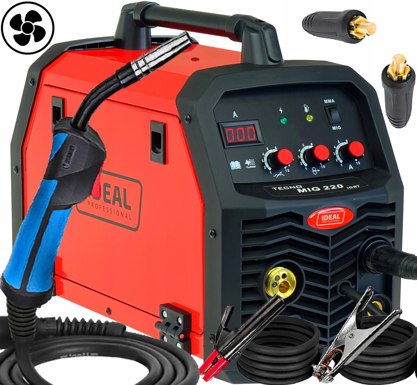 Svařovací Stroj Migomat Tecno Mig 220 Mma Digital Igbt