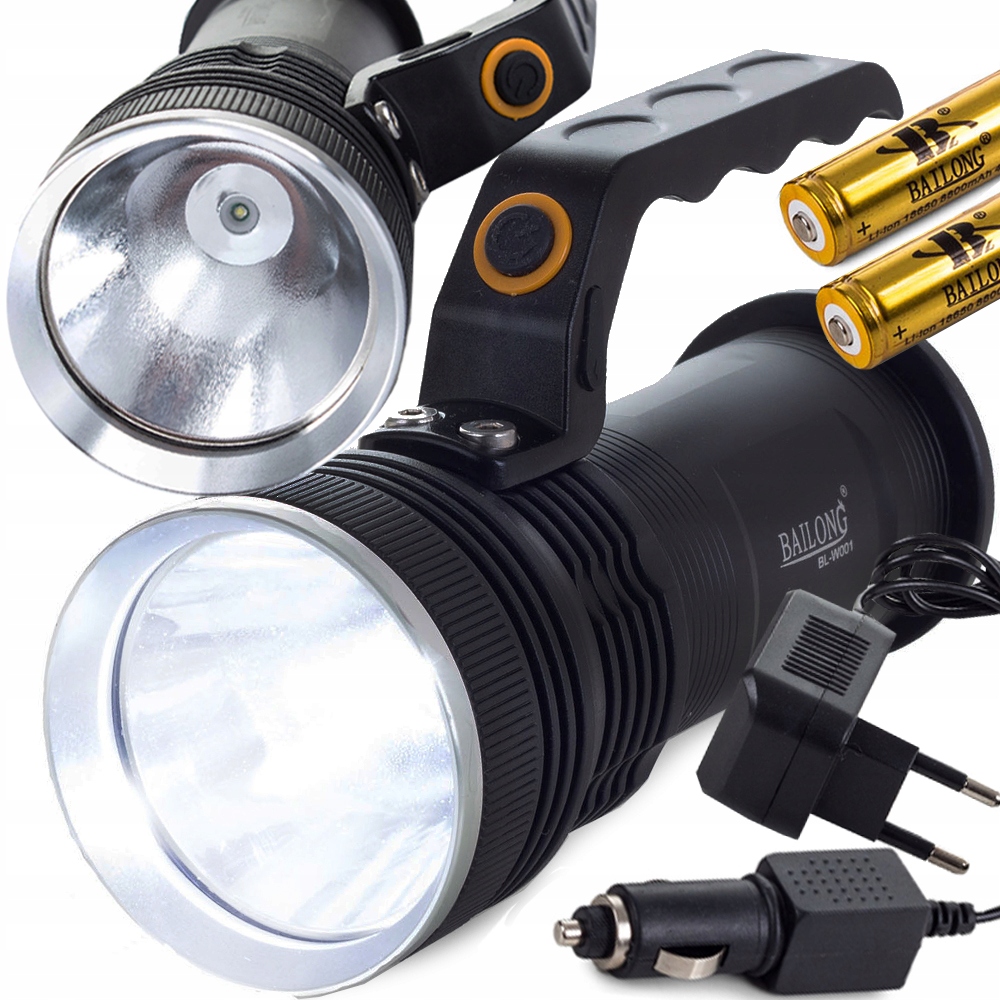 LATARKA SZPERACZ BAILONG POLICYJNA LED CREE XP-E REFLEKTOR MOCNA WOJSKOWA