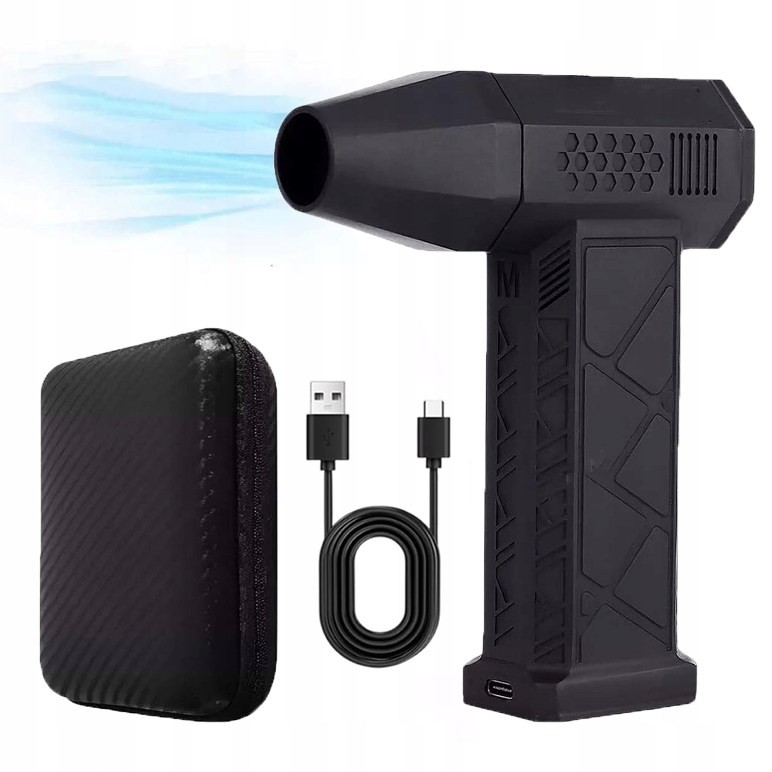 Výkonný elektrický turboventilátor s víceúčelovým ventilátorem 20 W