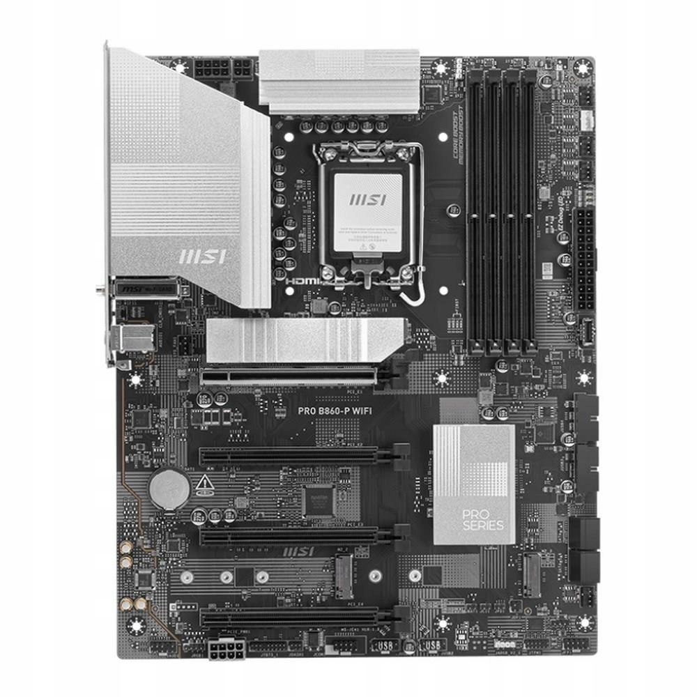 Doska Msi Pro B860-P Wifi /B860/DDR5/SATA3/M.2/ TB4/WiFi/ BT/PCIe5.0/s.1851