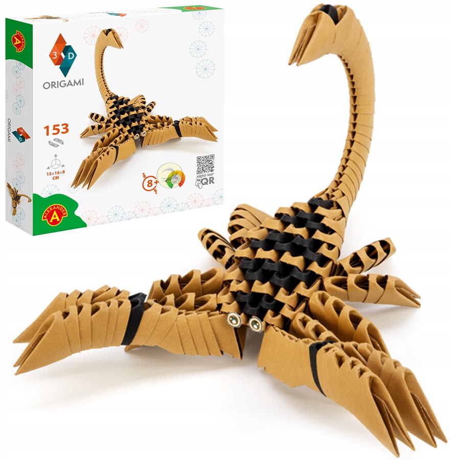 

Zestaw Kreatywny Origami 3D Skorpion Alexander