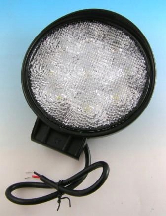 РАБОЧАЯ ЛАМПА, КРУГЛЫЙ 9 LED HEADLAMP 27W 12V 24V
