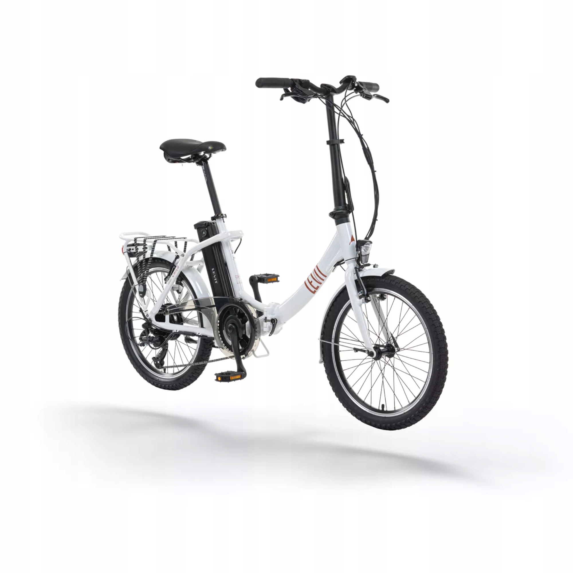 Велосипед електричний LEVIT CHILO 3 - складаний, білий 90 photo 2
